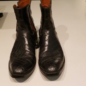 Authentic Alligator Skin Cowboy style boots